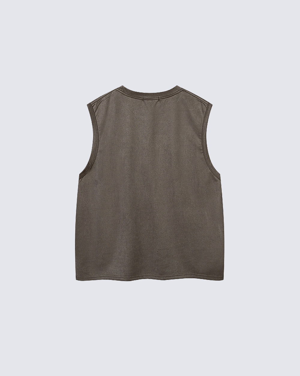 Dark Gothic Thorn Graphic Sleeveless T-Shirt