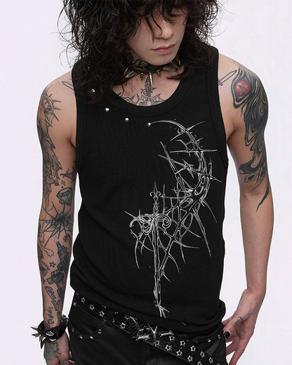 GRYFT Gothic Printed Vest