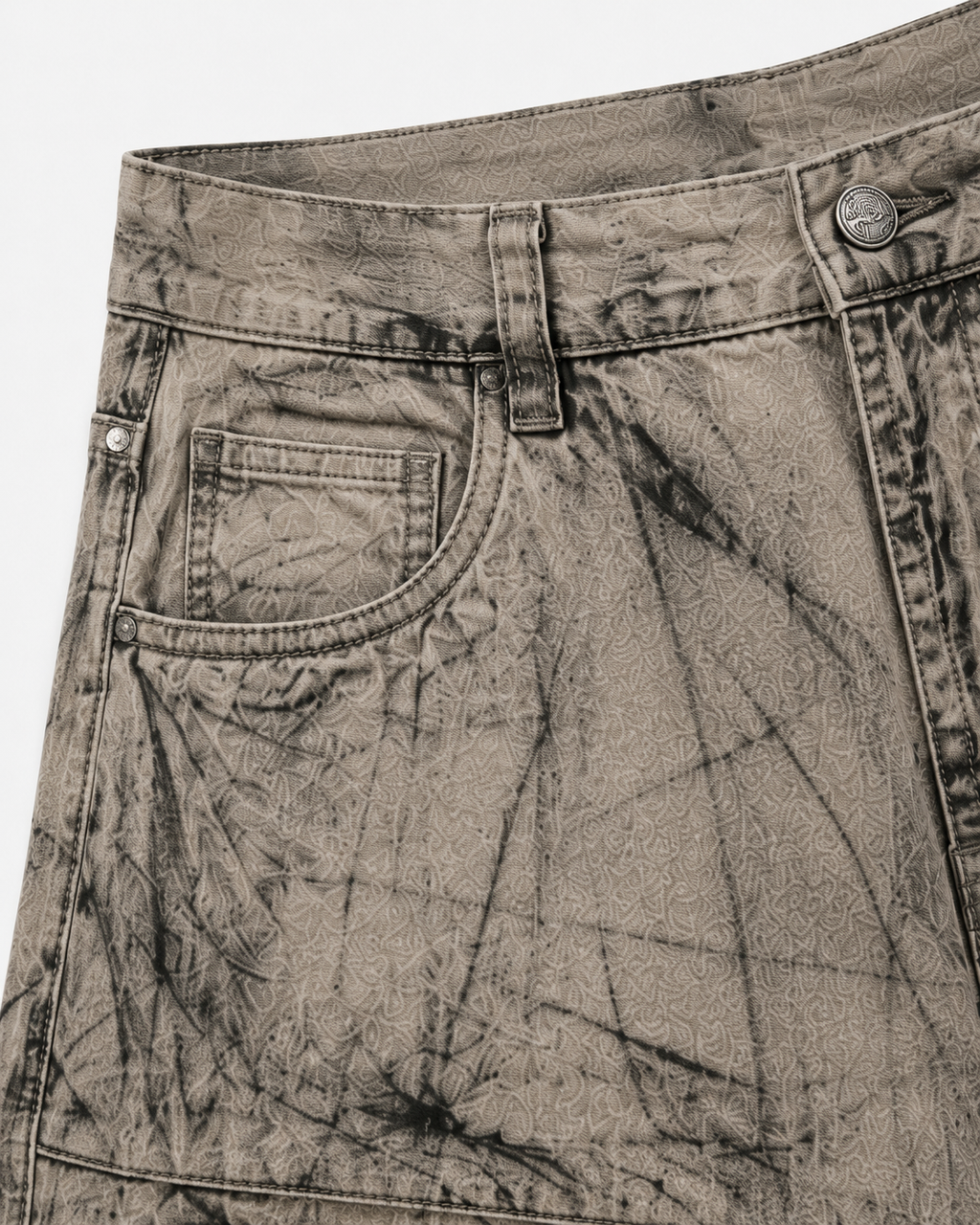 GRYFT Grunge Cargo Shorts