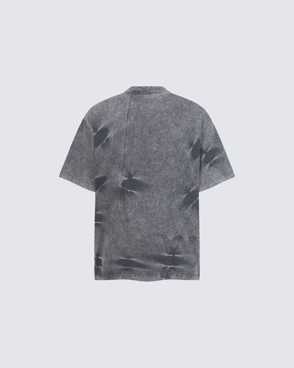American Vintage Washed Patchwork Short Sleeve T