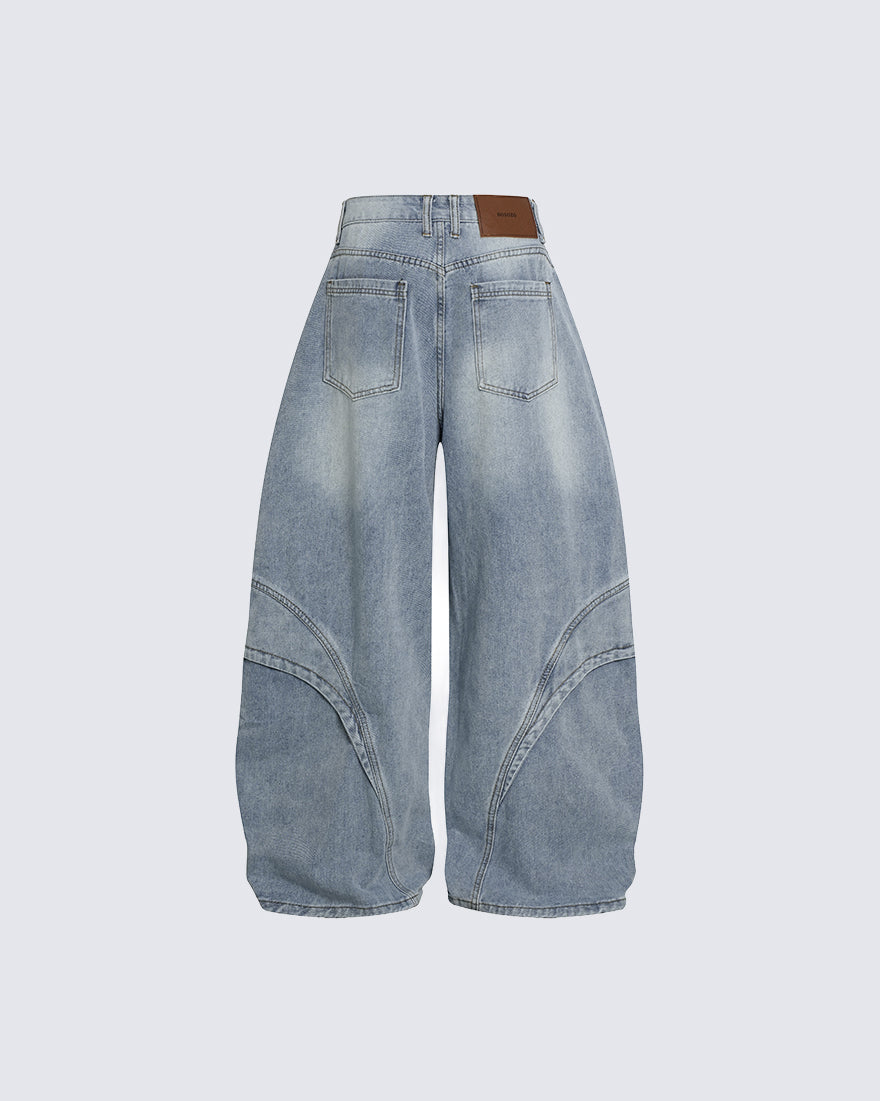 GRYFT Baggy Washed Jeans