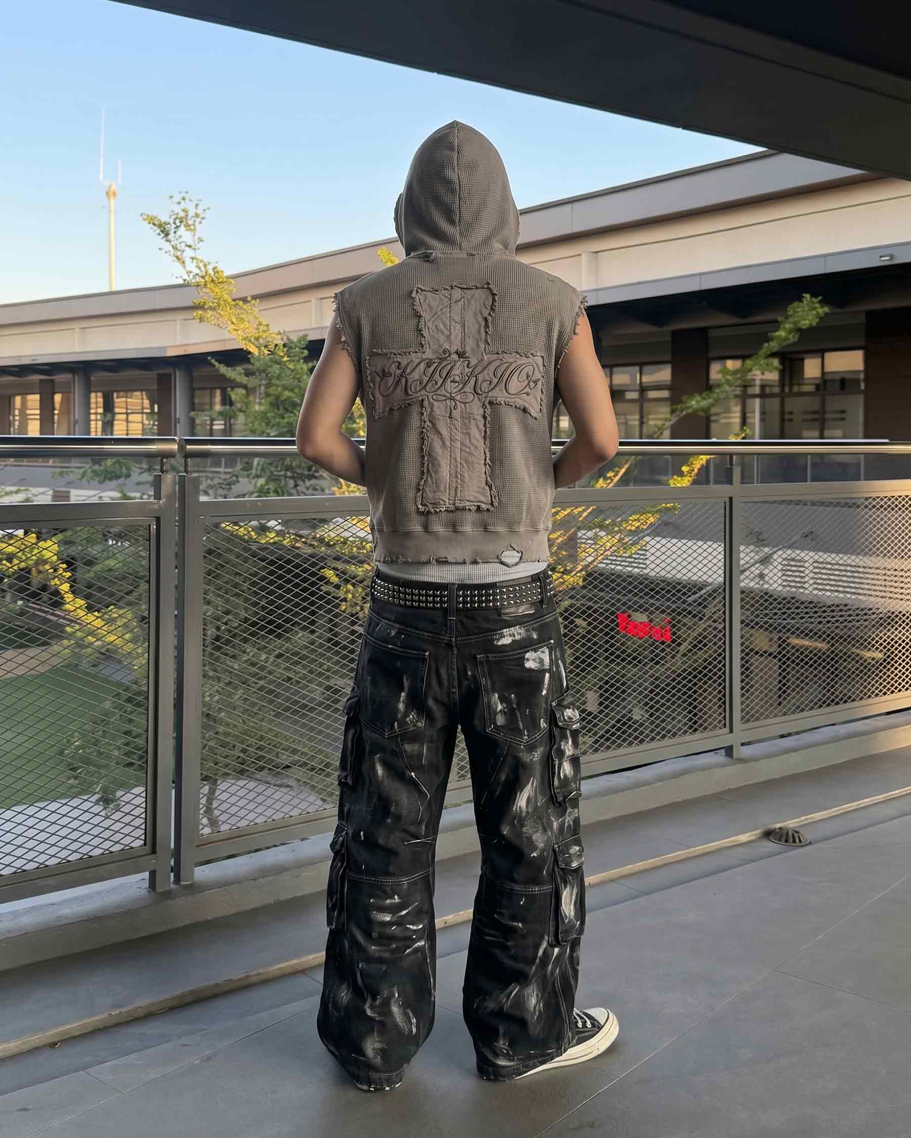 BARREN Series | Apocalyptic Pilgrimage Cargo Wide Pants