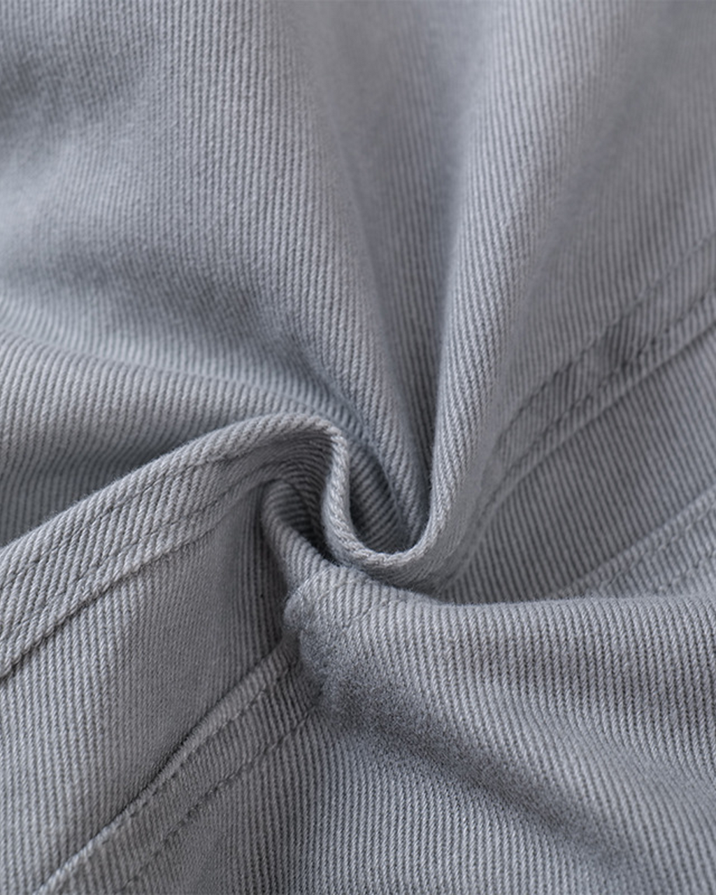 Grey Wide-Leg Panel Denim Pants