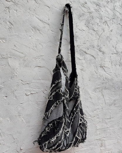 GRYFT Grunge Distressed Shoulder Bag
