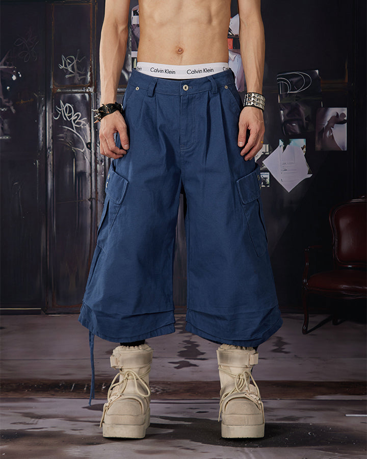 Street New Utility Wide-Leg Shorts