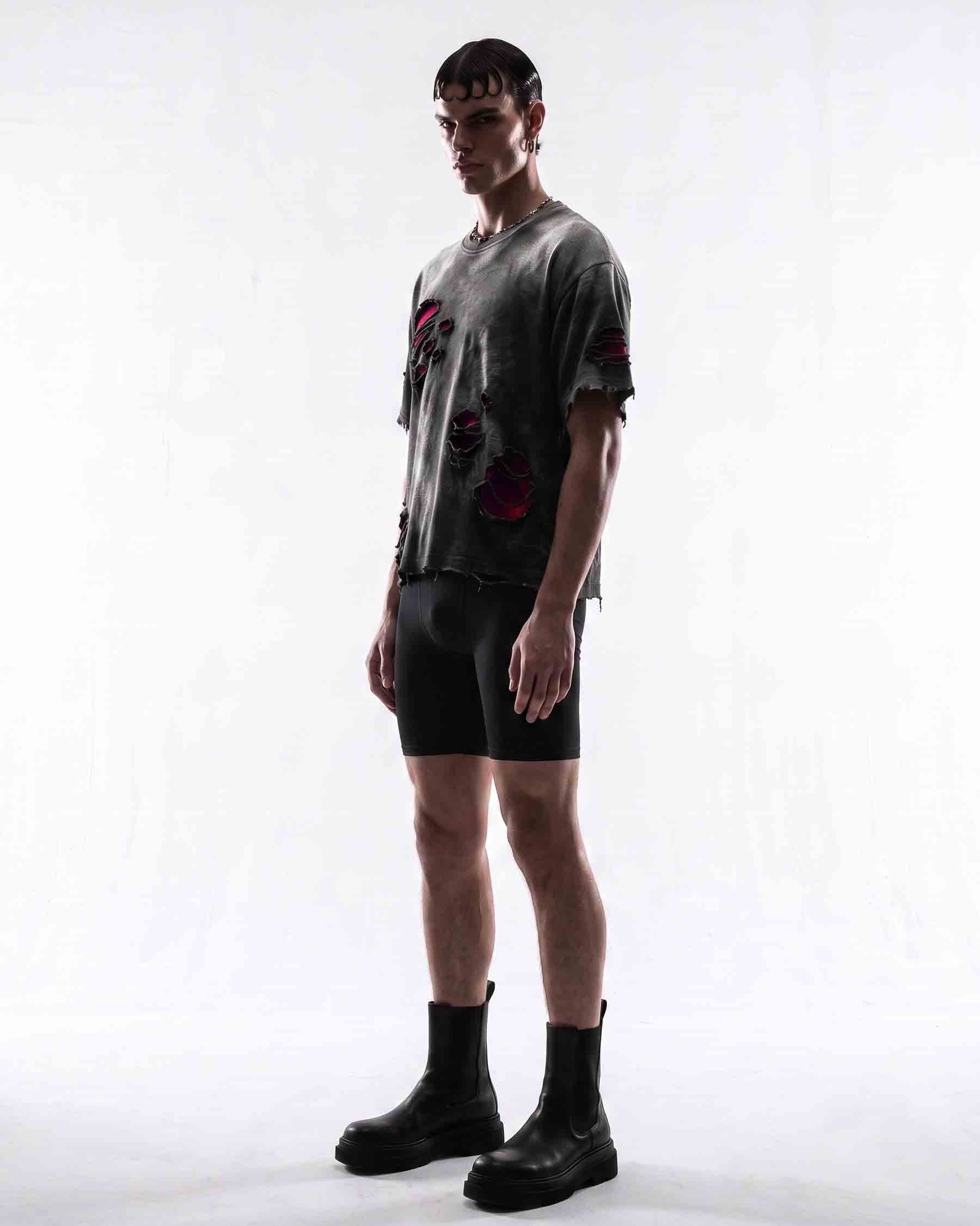 GRYFT RED RUST Series | Distressed Oversized T-Shirt