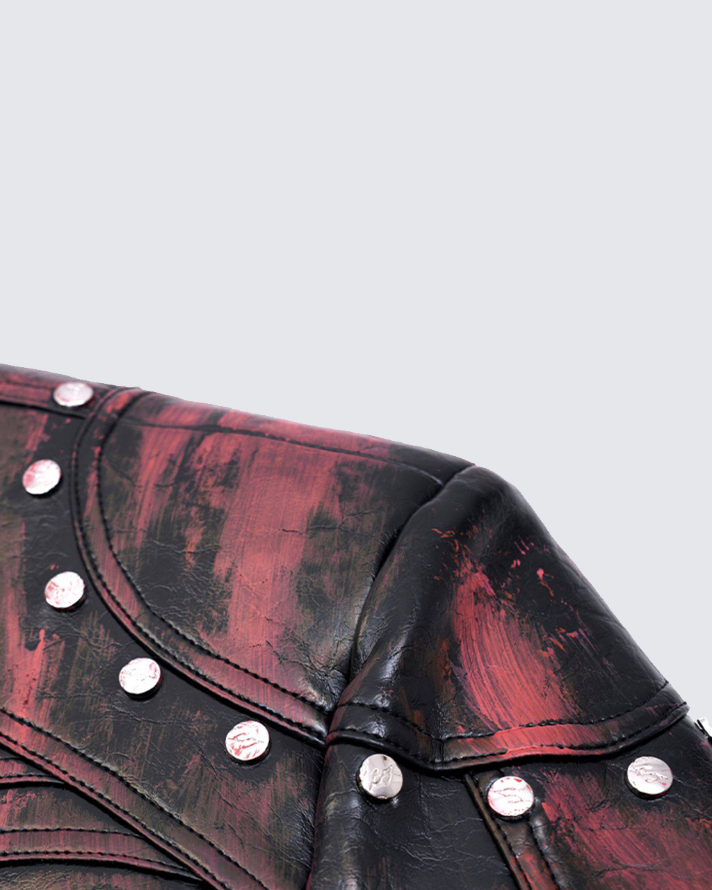 Studded Moto Leather Jacket