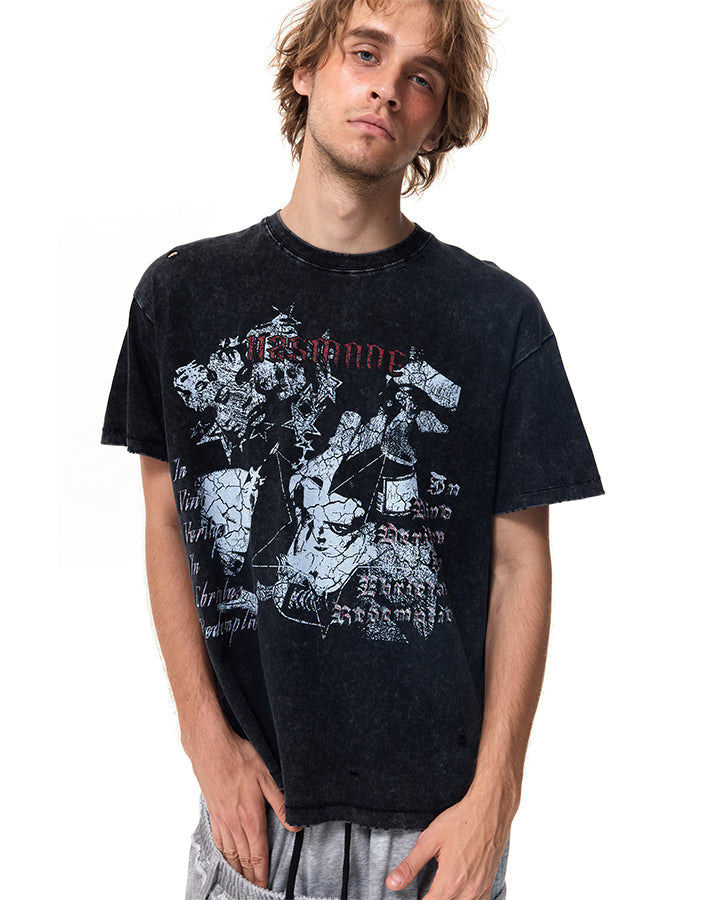 GRYFT Grunge Distressed Tee