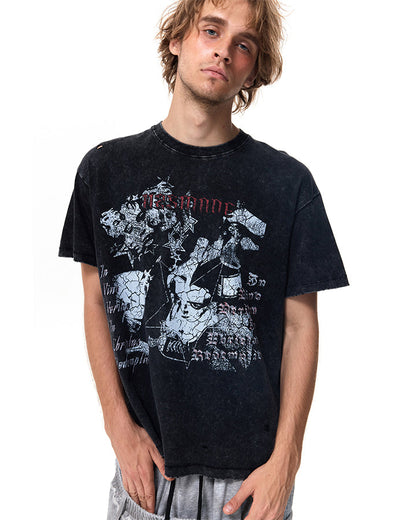 GRYFT Grunge Distressed Tee
