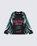 Racing Graphic Long Sleeve Mesh Jersey
