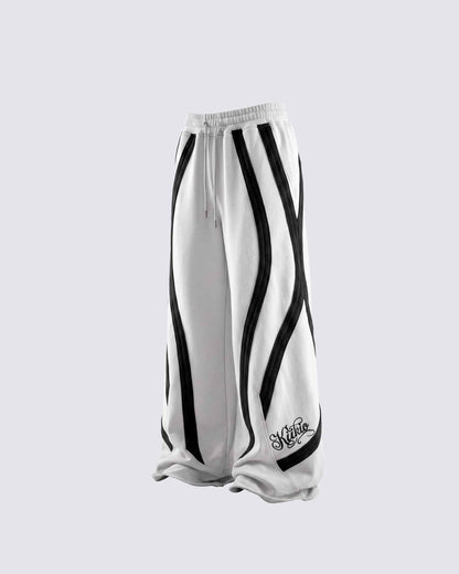 GRYFT SYMBIOTE Curved Panel Wide-Leg Sweatpants