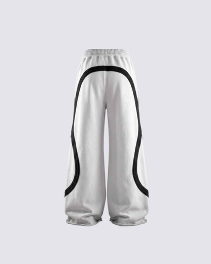 GRYFT SYMBIOTE Curved Panel Wide-Leg Sweatpants
