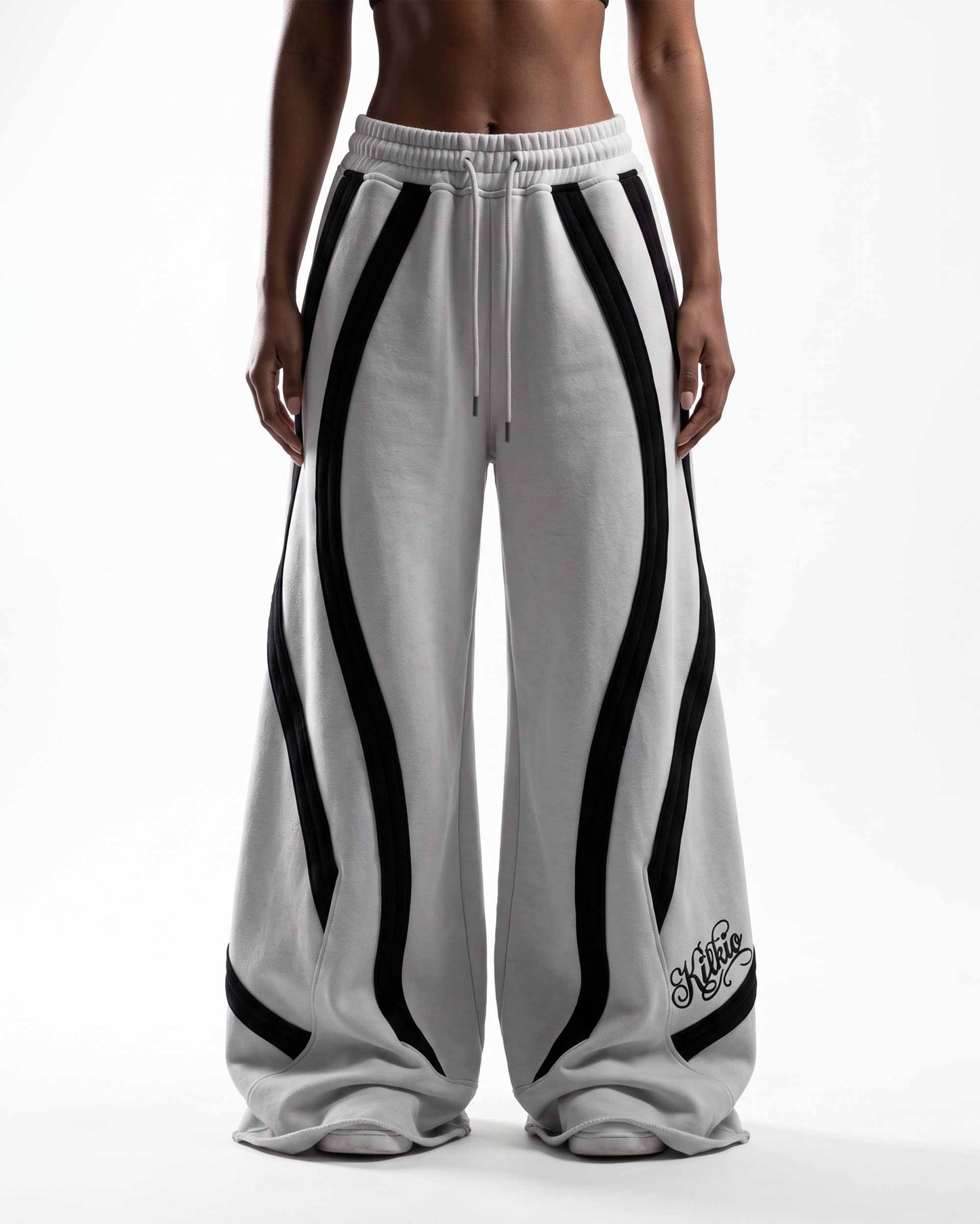 GRYFT SYMBIOTE Curved Panel Wide-Leg Sweatpants