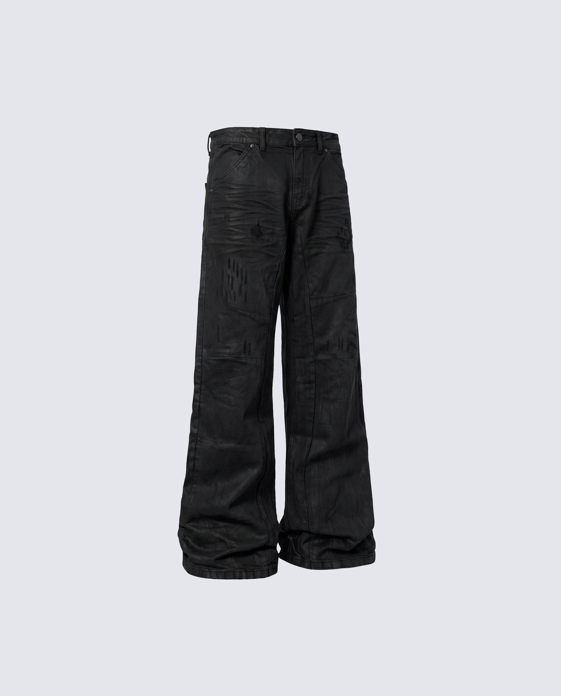 GRYFT Dark Minimalist Casual Jeans