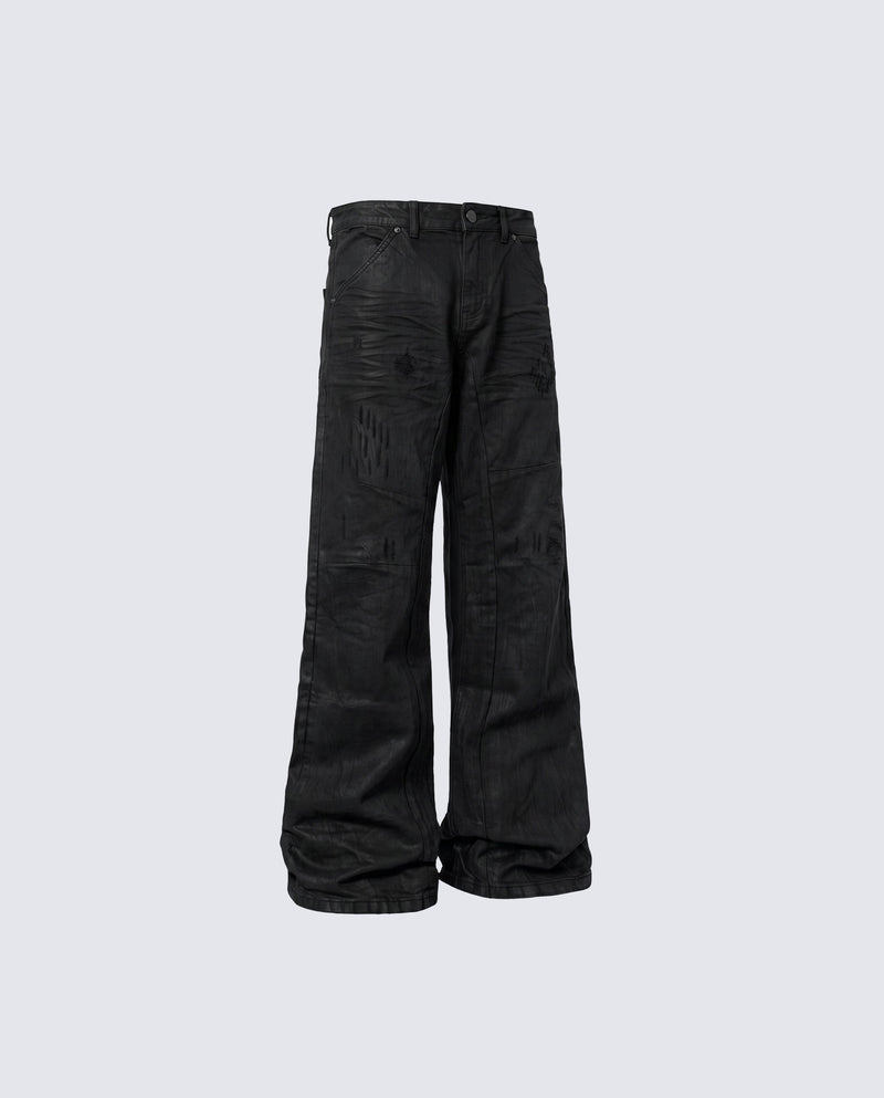 GRYFT Dark Minimalist Casual Jeans
