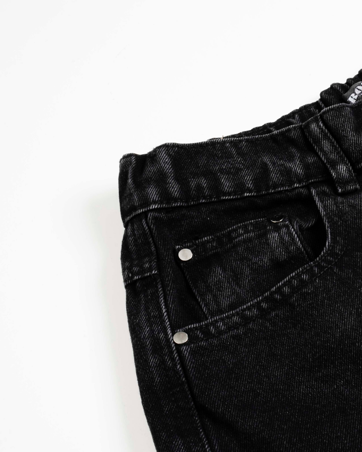 Vintage Washed Distressed Pocket Capri Pants