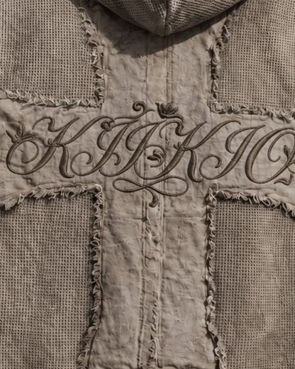 BARREN Series | Apocalyptic Pilgrimage Cross Hooded Vest