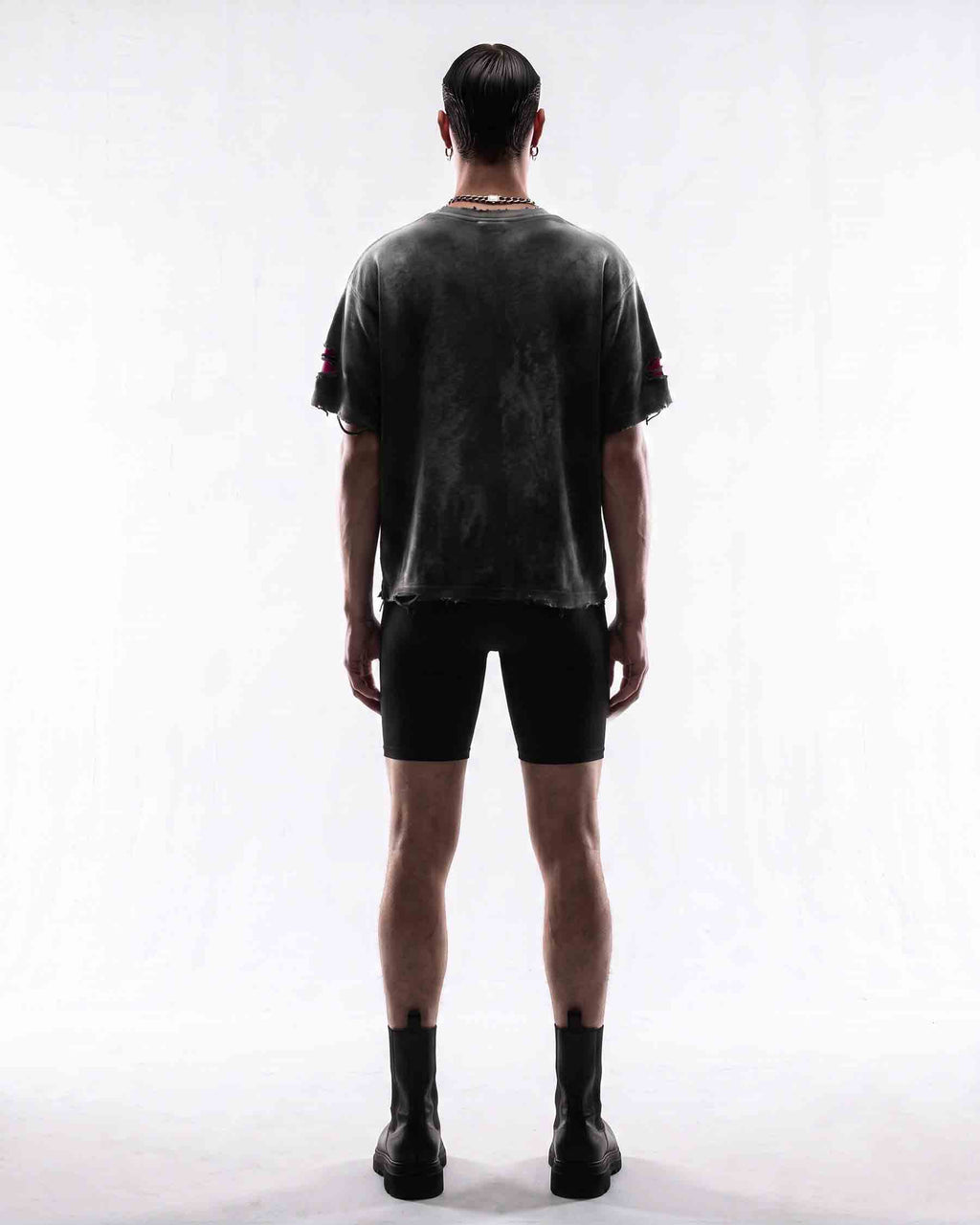 GRYFT RED RUST Series | Distressed Oversized T-Shirt