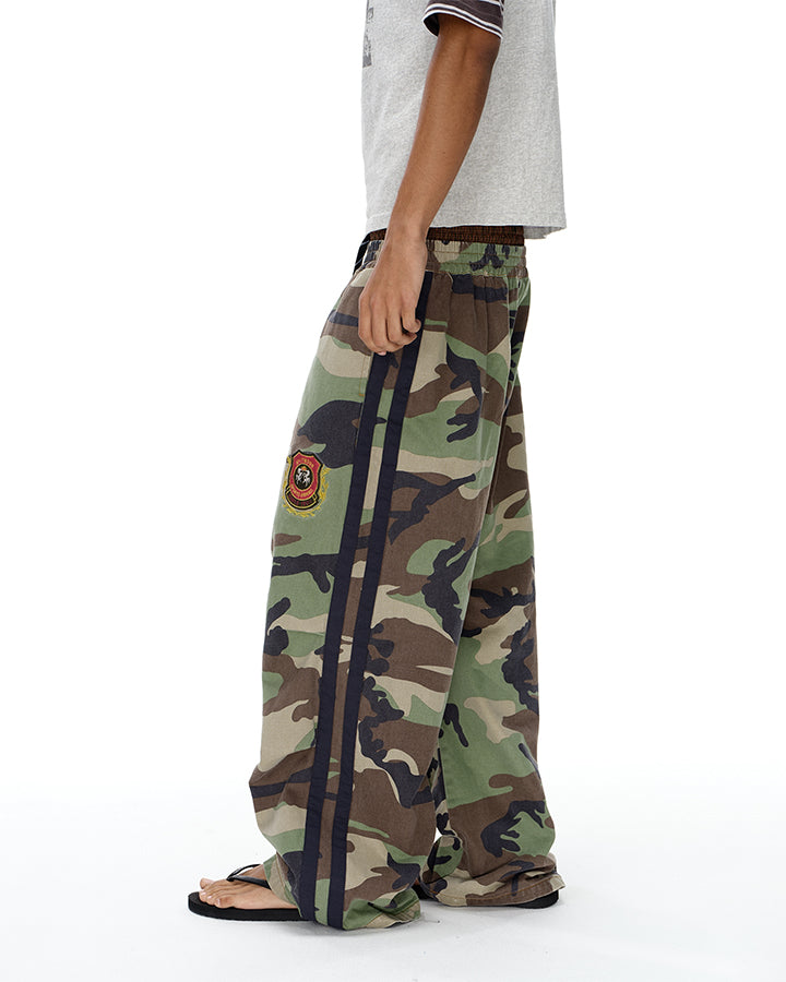 GRYFT Utility Double Waist Camo Cargo Pants