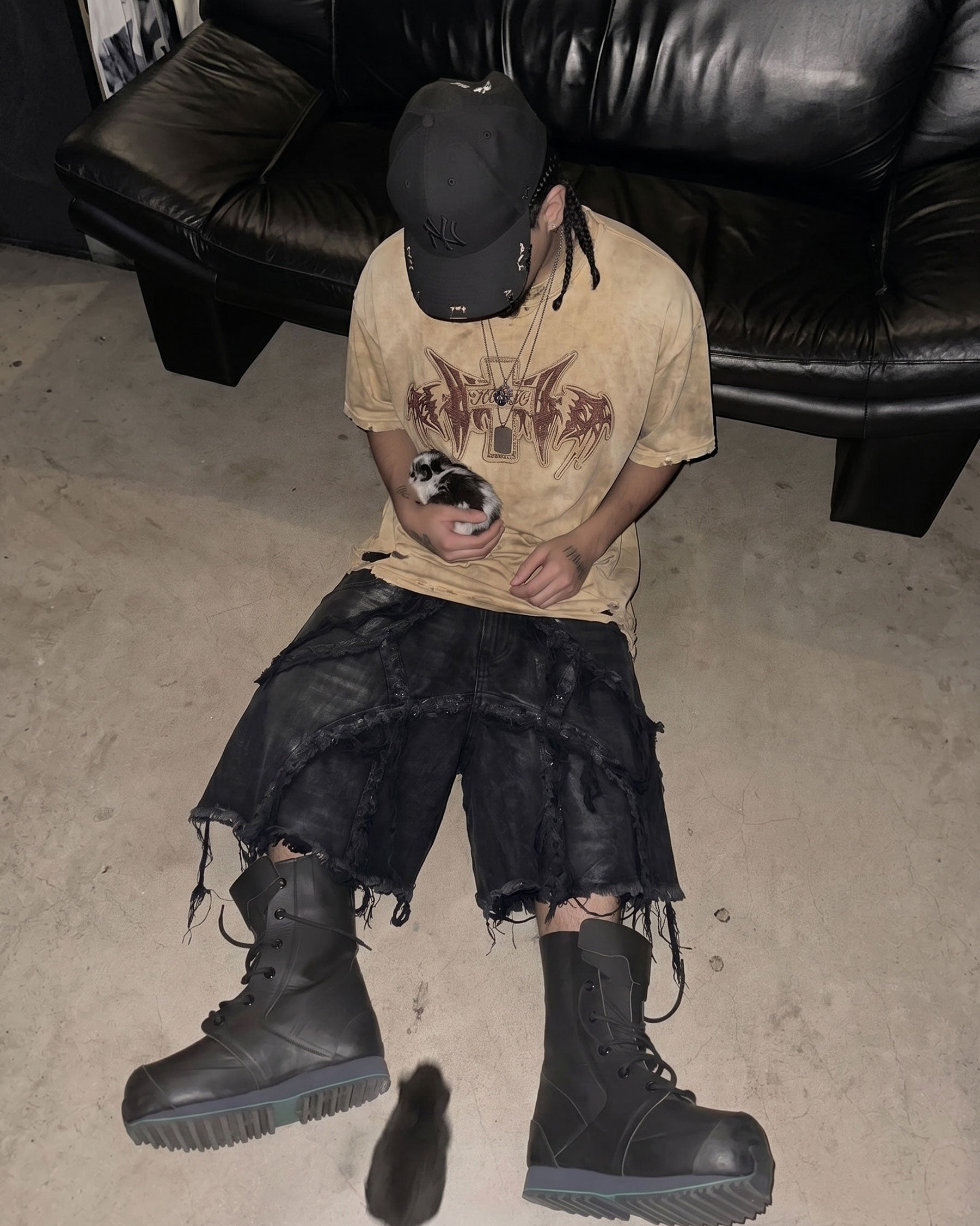 BARREN Series | Apocalyptic Pilgrimage Cross Wing Tee