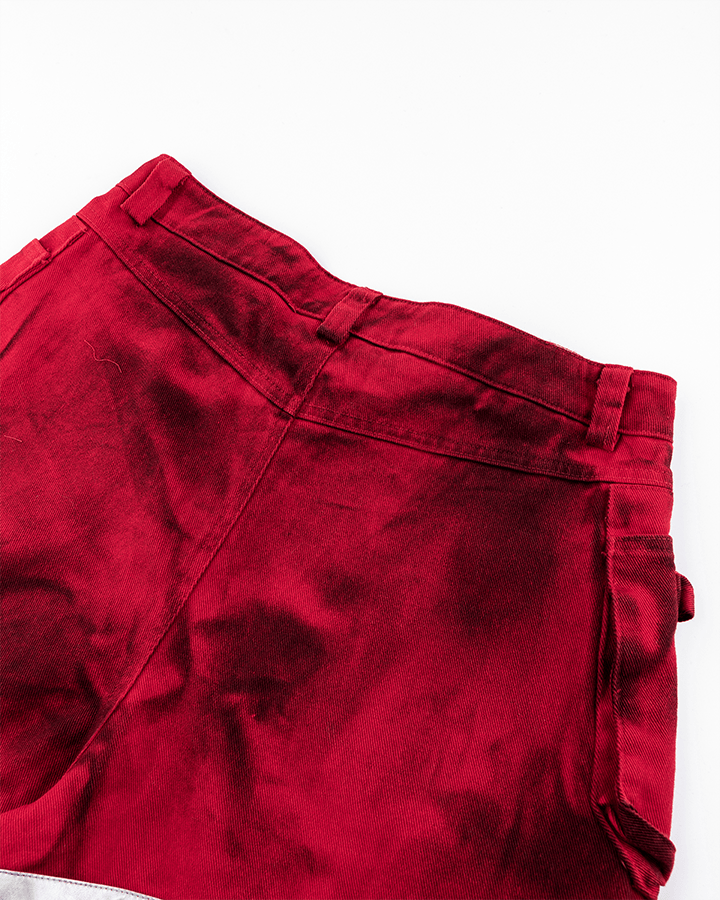 Reflective Distressed Denim Pants