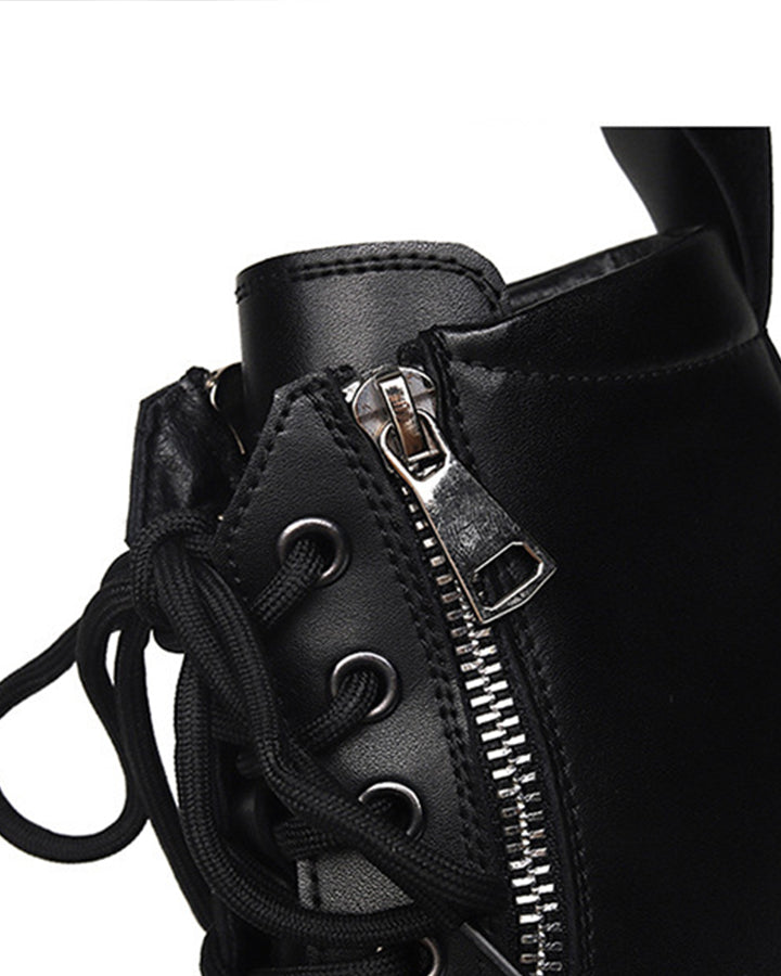 Side-Zip Workwear Martin Boots New