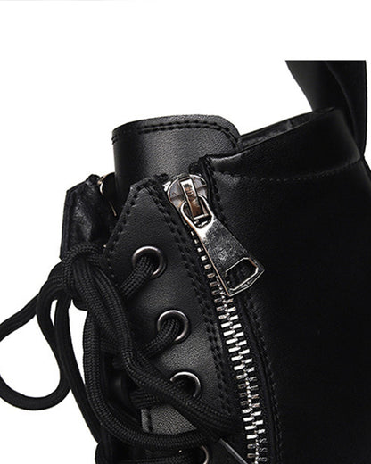 Side-Zip Workwear Martin Boots New