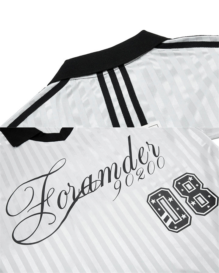 New Striped Polo Jersey T-Shirt