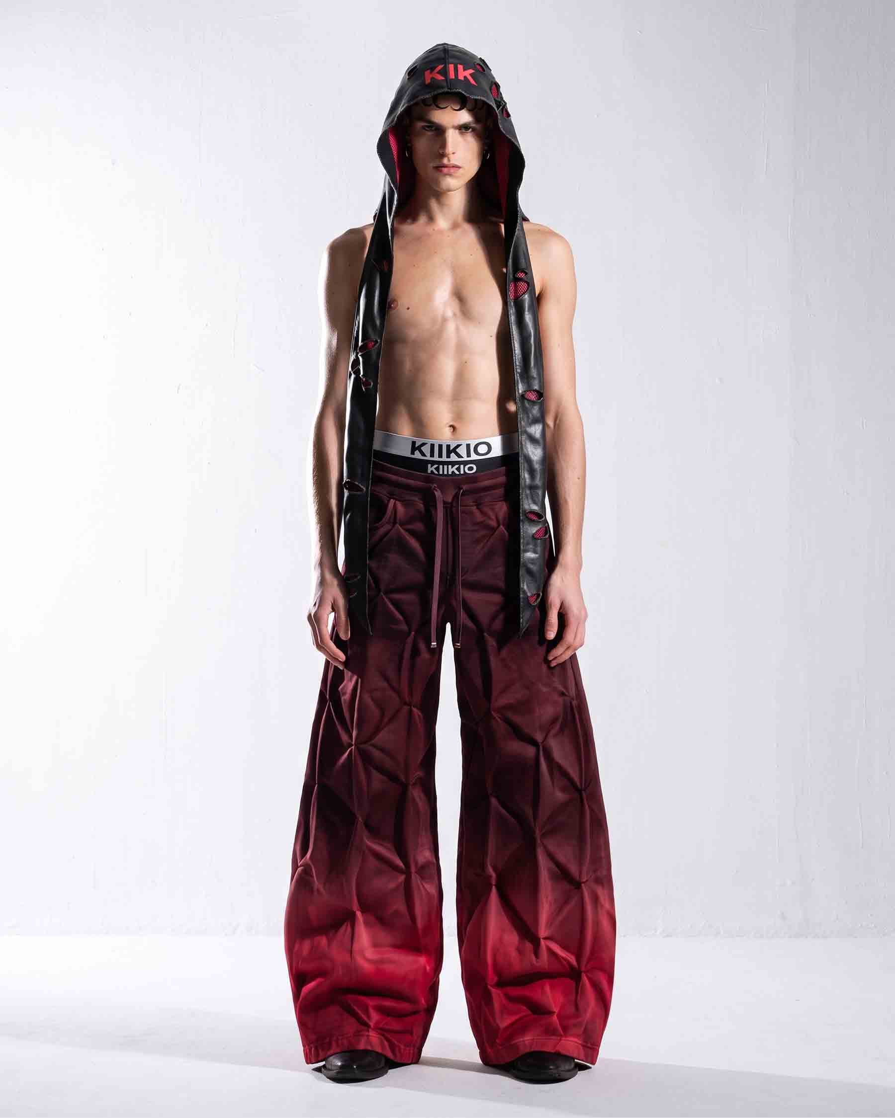 GRYFT RED RUST Series | Structural Wide Leg Pants