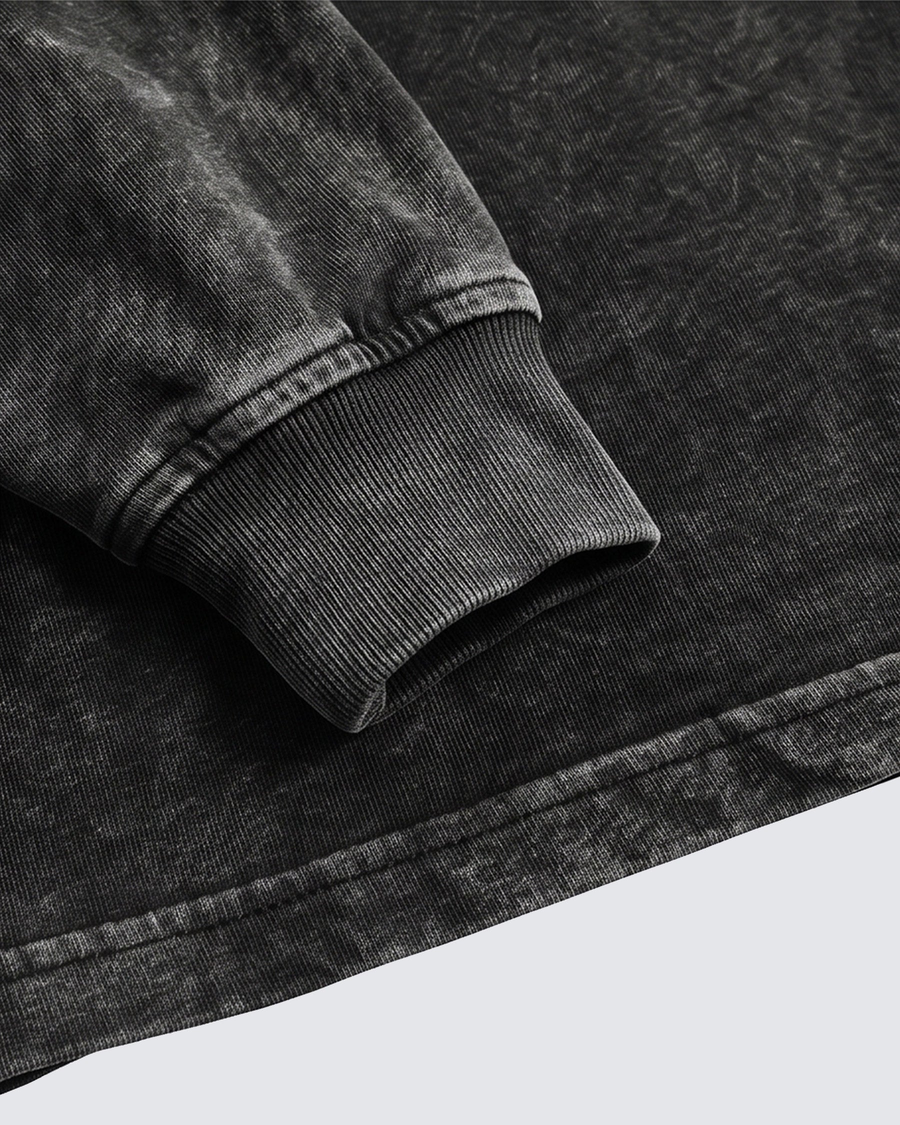 LIGHTNING Series | Washed Layered Long Sleeve T-Shirt