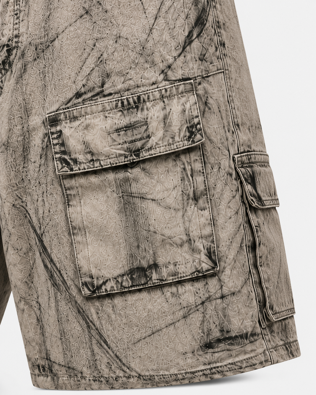 GRYFT Grunge Cargo Shorts
