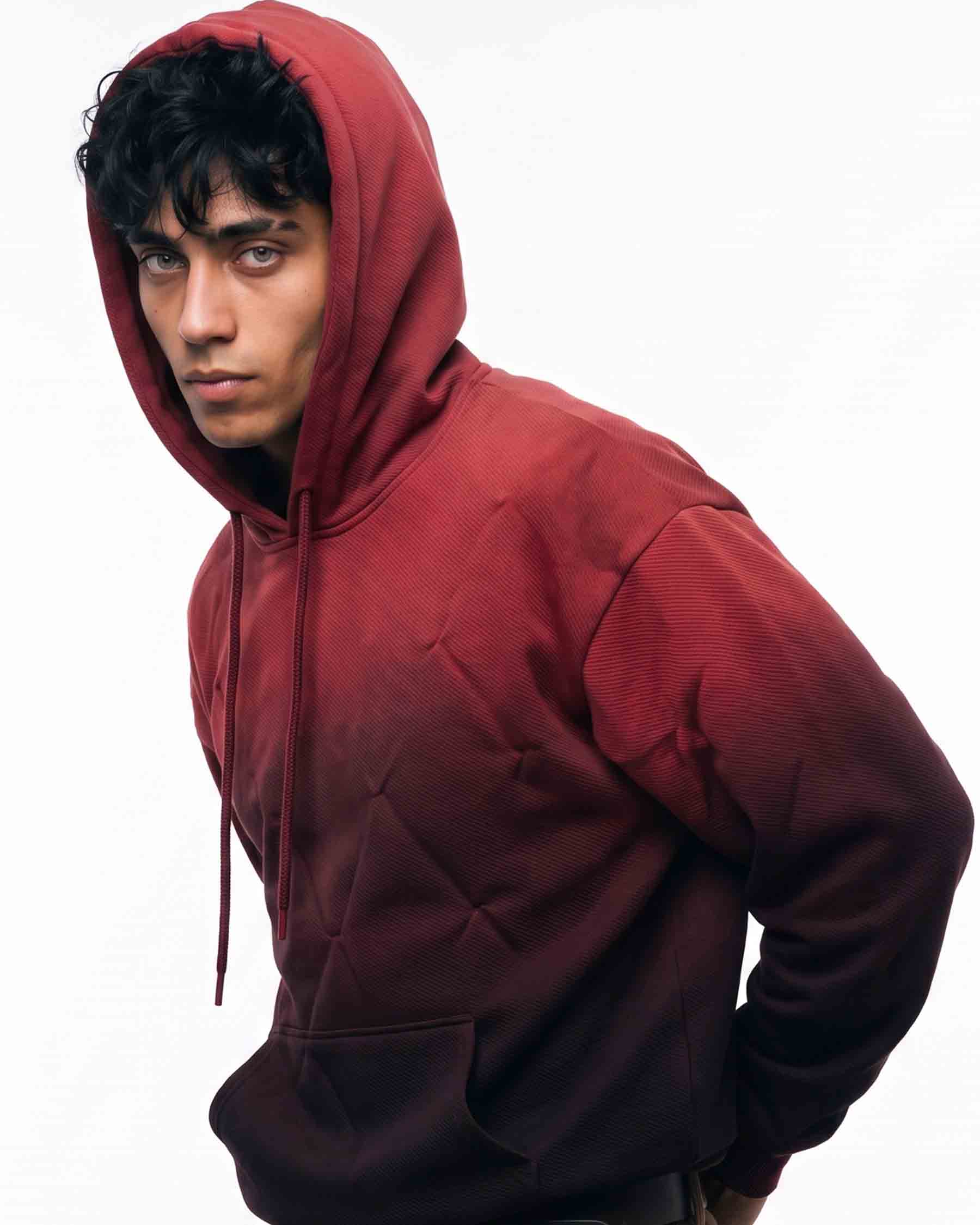 GRYFT RED RUST Series | Structural Oversized Hoodie