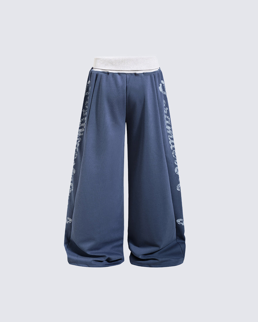 GRYFT American Streetwear Wide Leg Sweatpants