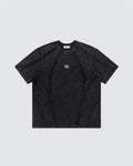 Split Raw Edge Short Sleeve T-Shirt