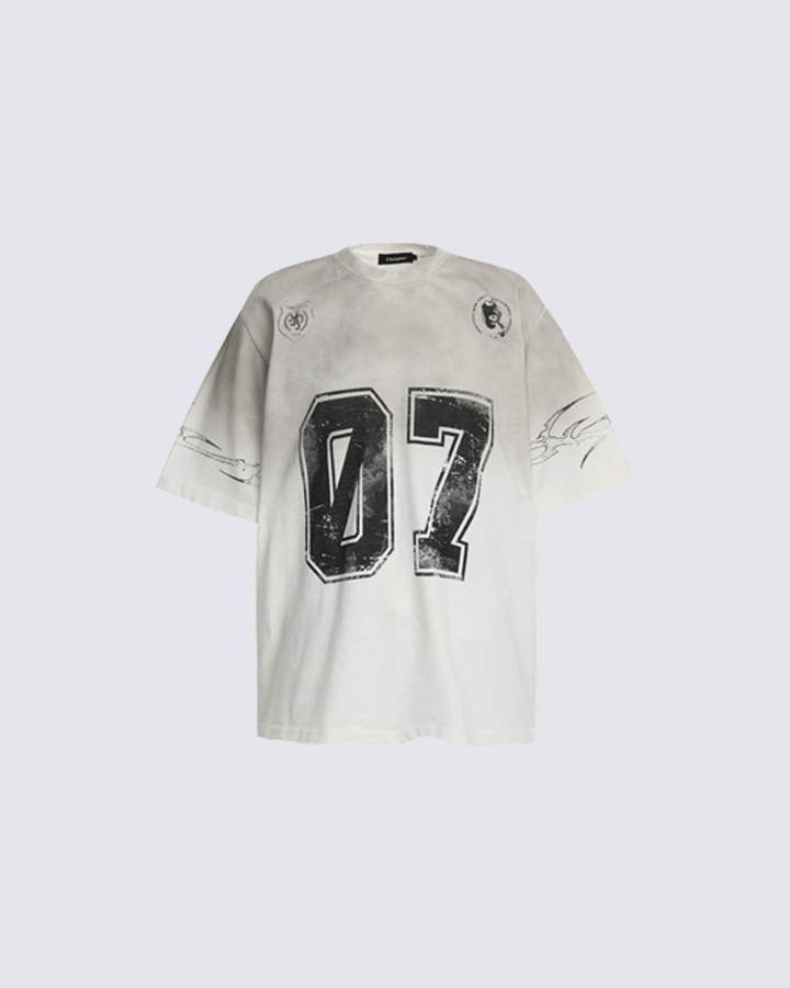 "07 Edge" Vintage Graphic Oversized T-Shirt