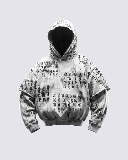 GRYFT SYMBIOTE Series | Grunge Layered Hoodie