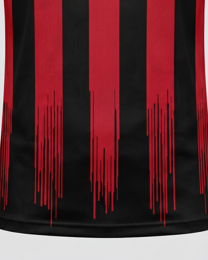 Vintage Striped Sport Soccer Jersey
