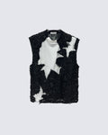 Gothic Distressed Mesh Sleeveless Top