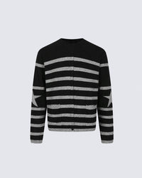 Black And Gray Stripes