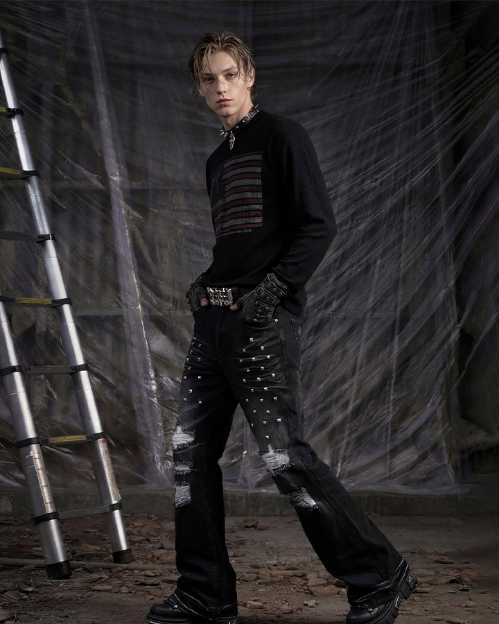 GRYFT Gothic Distressed Jeans
