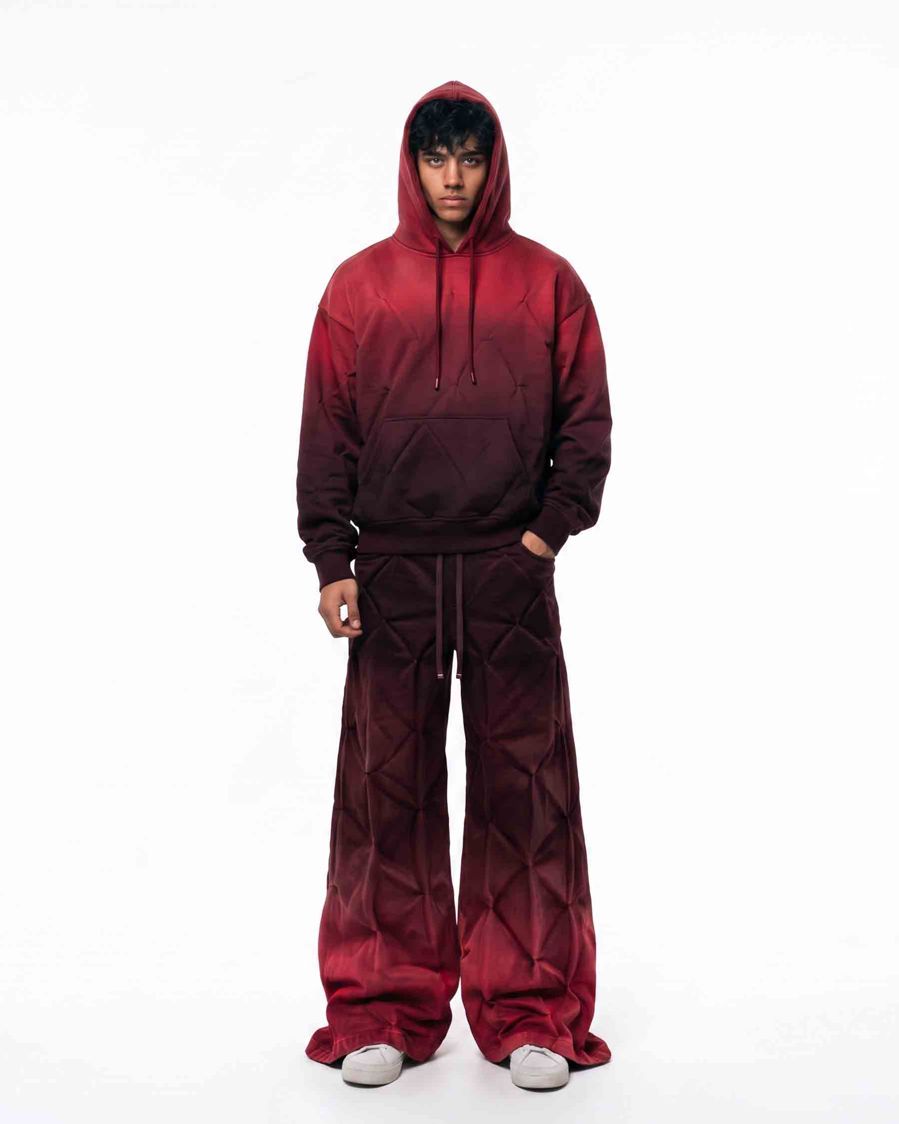GRYFT RED RUST Series | Structural Oversized Hoodie