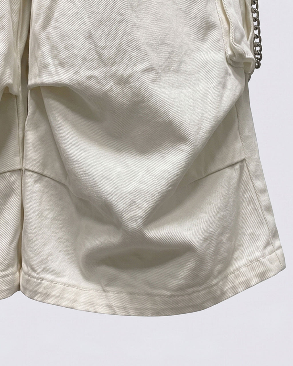 LIGHTNING Series | Gothic Chain Strap Utility Shorts