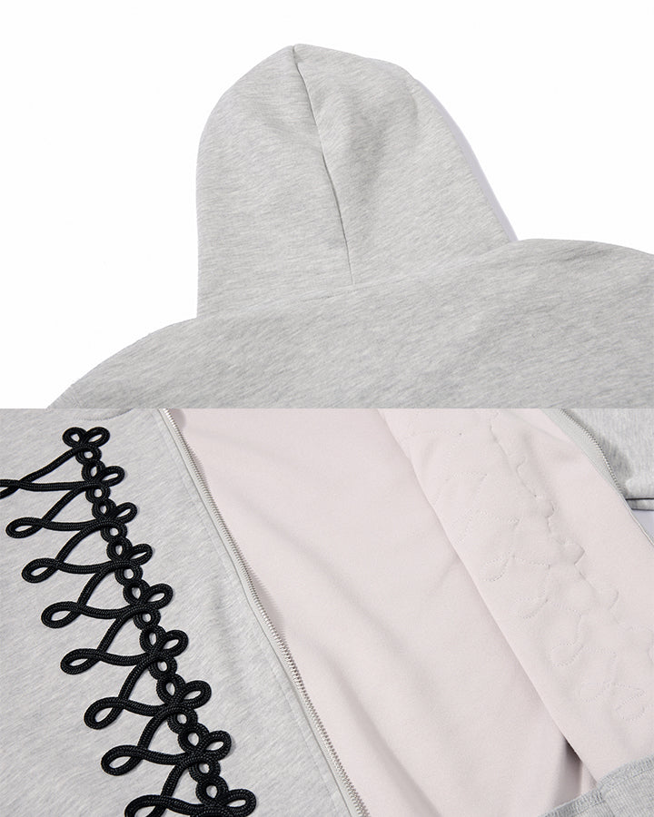 GRYFT Street Hip-Hop Heavyweight Zip Hoodie