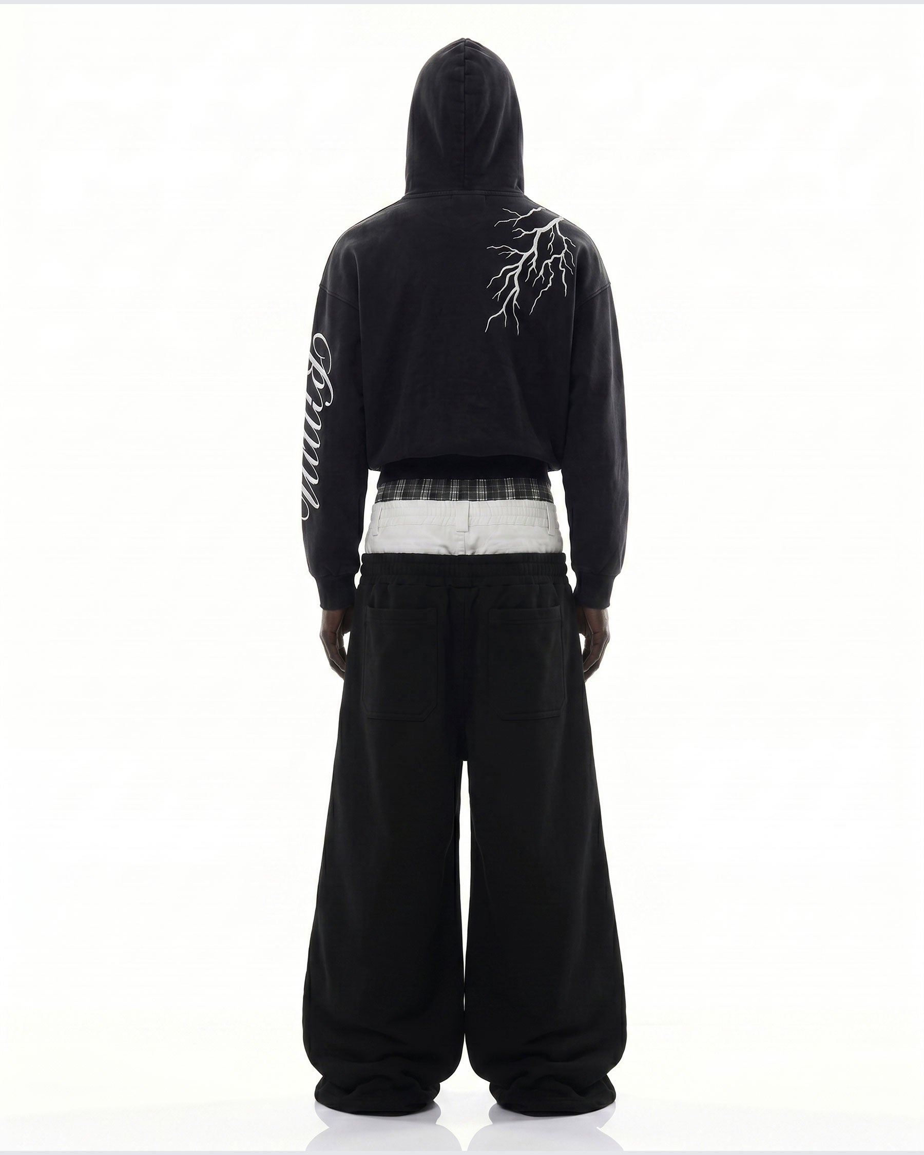 LIGHTNING Series | New Dark Hooded Zip Sweatshirt