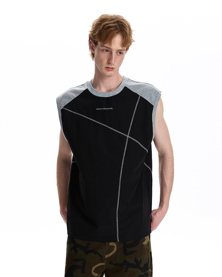 Deconstructed Stitched Ice-Feel Quick-Dry Summer Tank Top