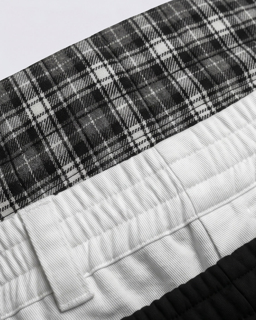 LIGHTNING Series | Layered Waist Wide-Leg Sweatpants
