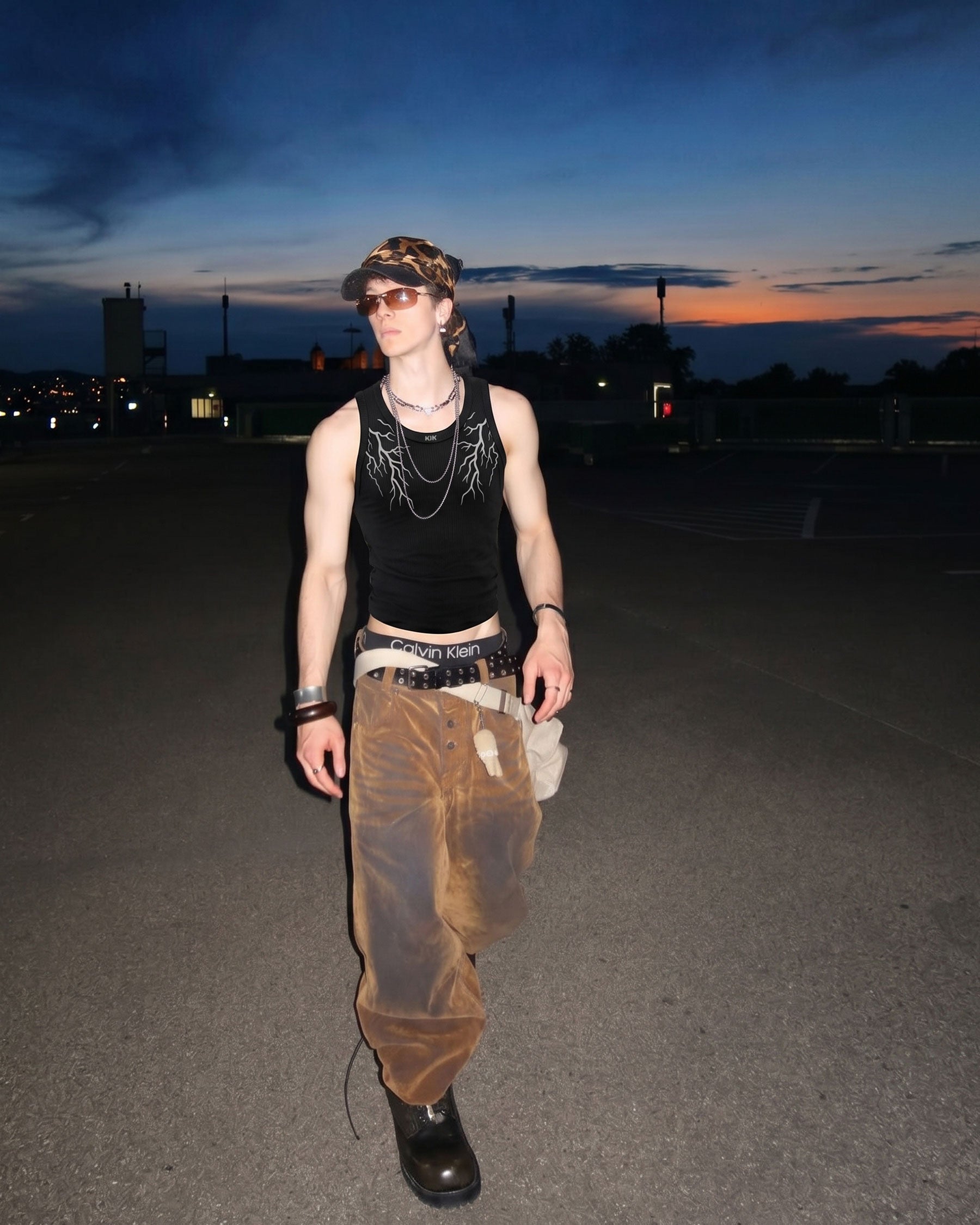 LIGHTNING Series | Street Style Ribbed Tank Top