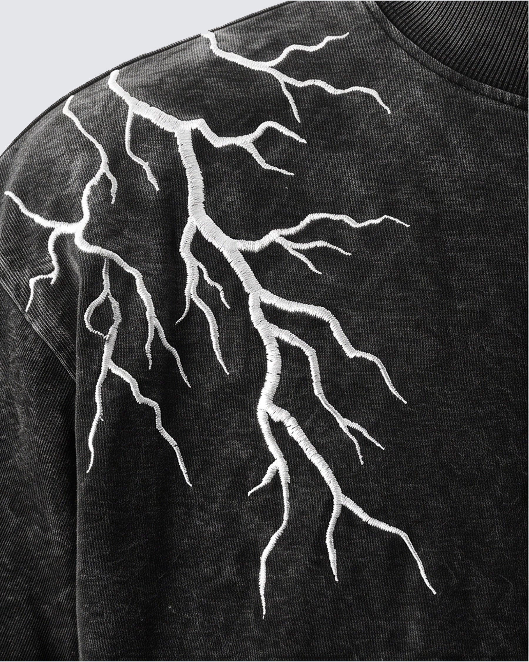 LIGHTNING Series | Washed Layered Long Sleeve T-Shirt