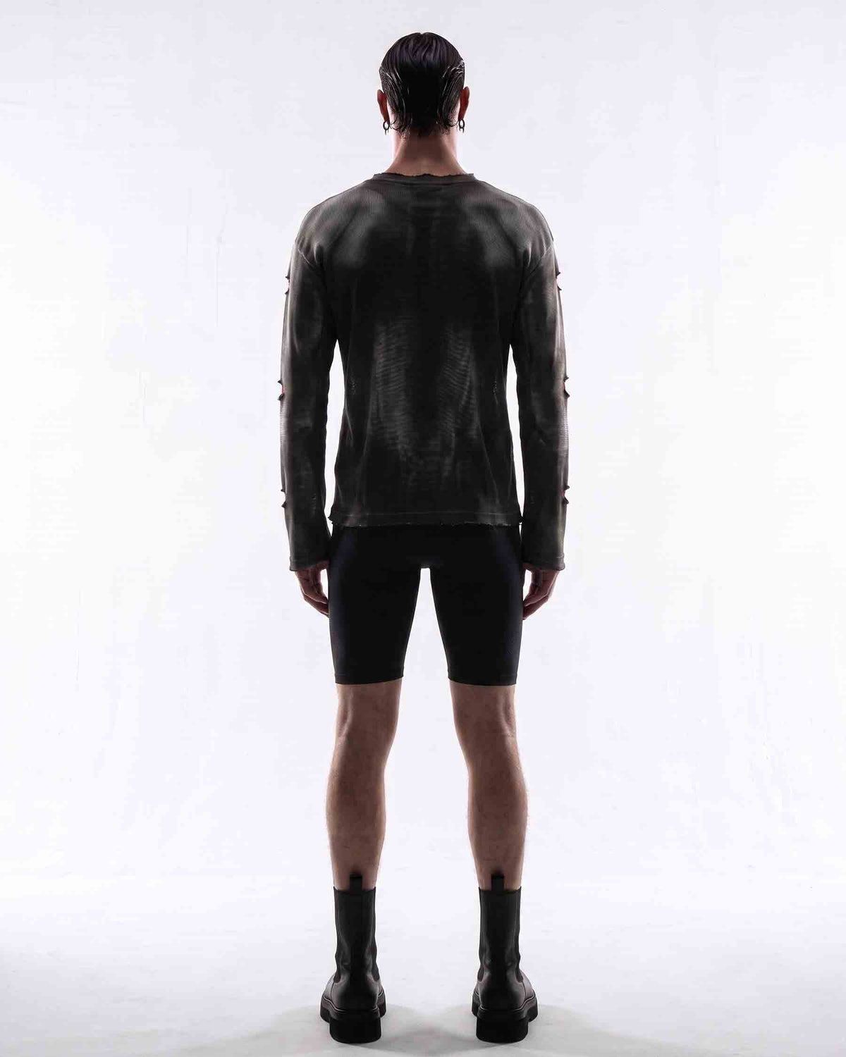 GRYFT RED RUST Series | Distressed Raglan Long Sleeve