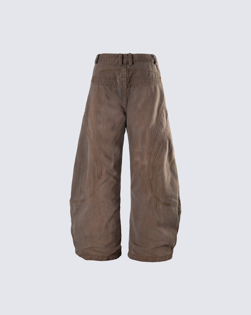 GRYFT Utility Washed Cargo Jeans